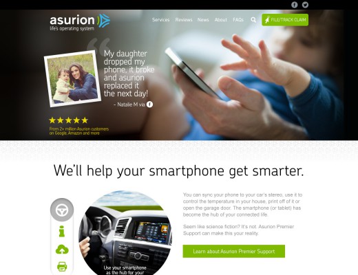 Asurion Service Widget Redesign example image 1