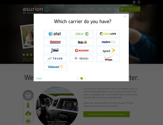 Asurion Service Widget Redesign example image 3