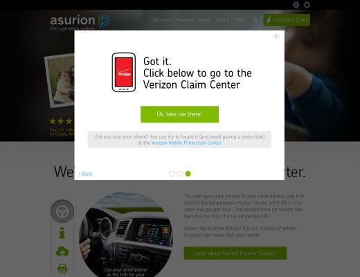 Asurion Service Widget Redesign example image 4