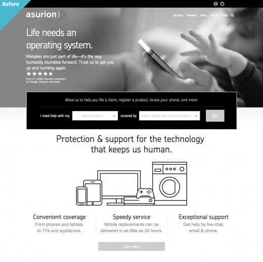 Asurion Service Widget Redesign example image 5